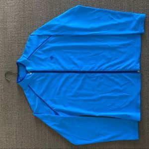 Blue Zip Up Coolibar Sweater